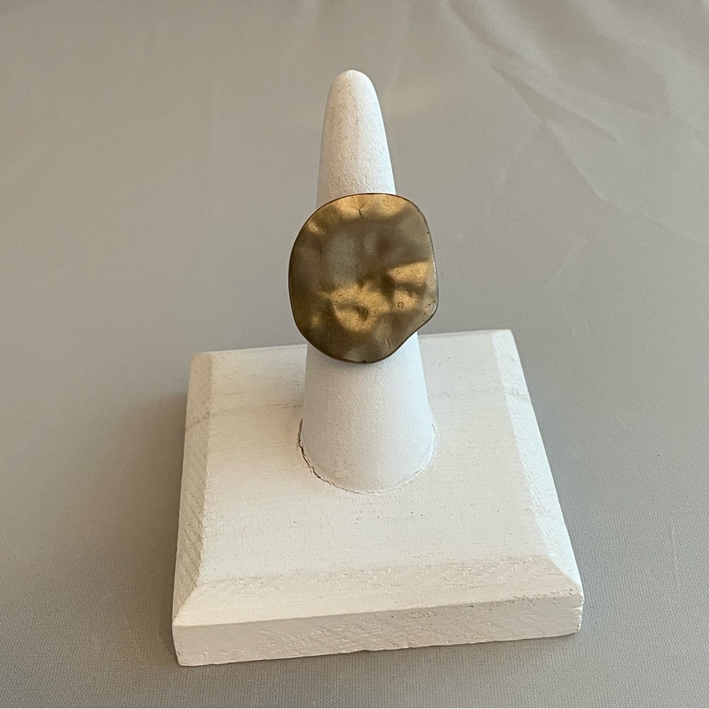 Goldtone Statement Ring - image 1